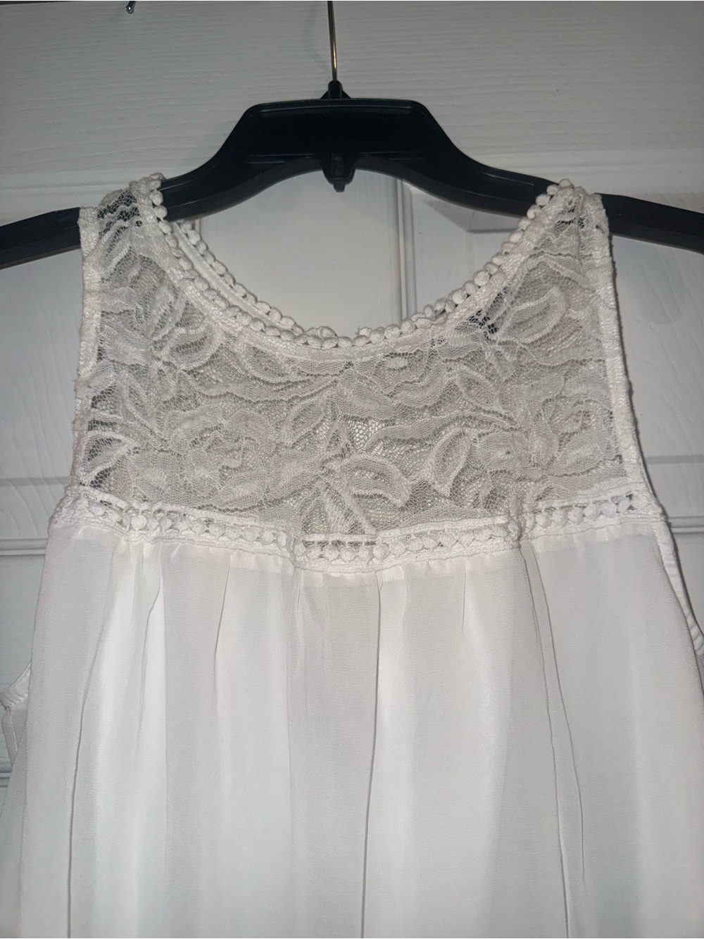 As You Wish White Dress XL | Elegant Mini Dress | Size XL | Pit to Pit): 18 inch - Picture 2 of 5